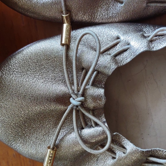 ~Aerin gold ballerina flats~ - Picture 3 of 5